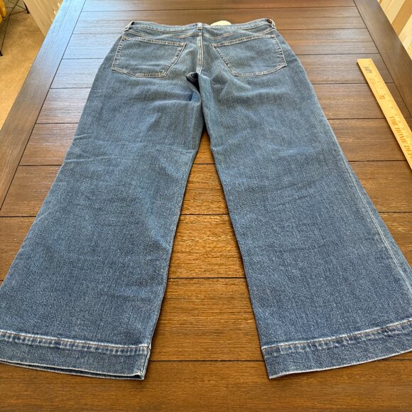 J. Crew Factory Blue Flare & Wide Leg Jeans - Picture 7 of 7